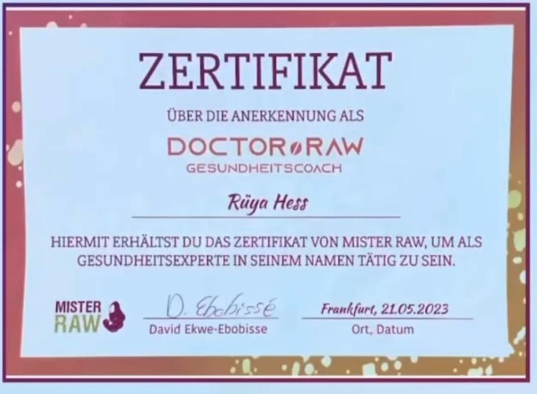 Doctor Raw Gesundheitscoach